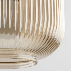 Lampade A Sospensione-Selezionato da Mazzolaluce lampada a sospensione sfera di vetro ambra stile contemporaneo