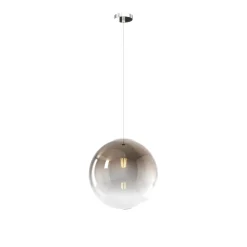 Lampade A Sospensione-Top Light Lampada a sospensione sfera di vetro bronzo
