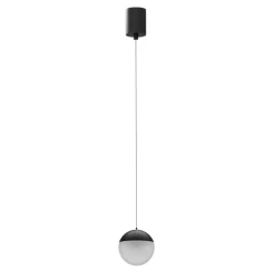 Lampade A Sospensione-Selezionato da Mazzolaluce Lampada a sospensione sfera nera led 10w 3000k