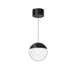 Lampade A Sospensione-Linea Light Lampada a sospensione sfera nera led 7w 3000k rossini