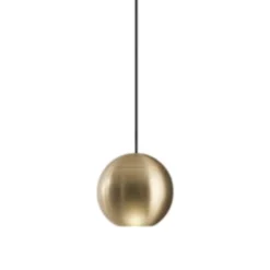 Lampade A Sospensione-Gea Luce Lampada a sospensione sfera oro guya led 3000k