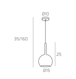 Lampade A Sospensione-Top Light Lampada a sospensione sfera vetro specchiato oro lucido