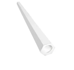 Lampade A Sospensione-Ondaluce Lampada a sospensione so exagon bianca led 5w 3000k esagonale
