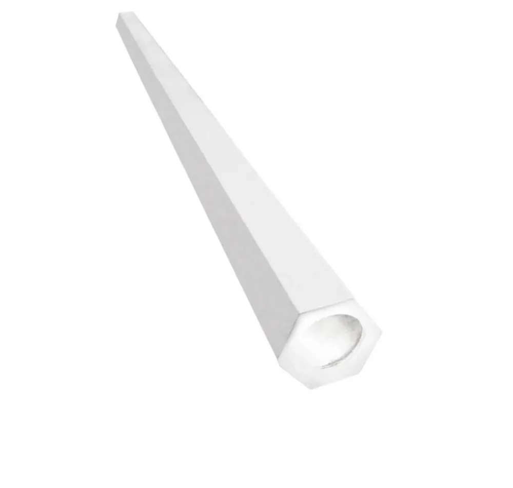 Lampade A Sospensione-Ondaluce Lampada a sospensione so exagon bianca led 5w 3000k esagonale