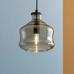 Lampade A Sospensione-Ondaluce Lampada a sospensione so pin a vetro fume grigio trasparente