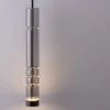Lampade A Sospensione-Selezionato da Mazzolaluce Lampada a sospensione tubo vetro fume per camera da letto