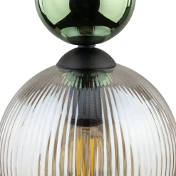 Lampade A Sospensione-Selezionato da Mazzolaluce lampada a sospensione vetro ambra verde per comodini camera da letto