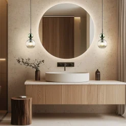 Lampade A Sospensione-Selezionato da Mazzolaluce lampada a sospensione vetro ambra verde per comodini camera da letto