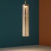 Lampade A Sospensione-Selezionato da Mazzolaluce Lampada a sospensione vetro ambra per comodino led 3000k