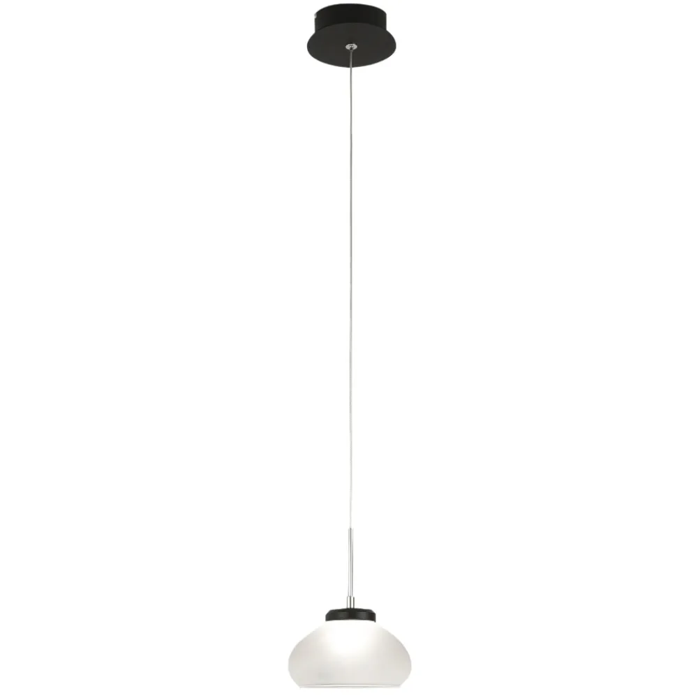 Lampade A Sospensione-Fabas Luce Lampada a sospensione vetro bianco arabella