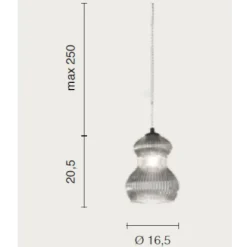 Lampade A Sospensione-Ondaluce Lampada a sospensione vetro bianco opaco madagascar