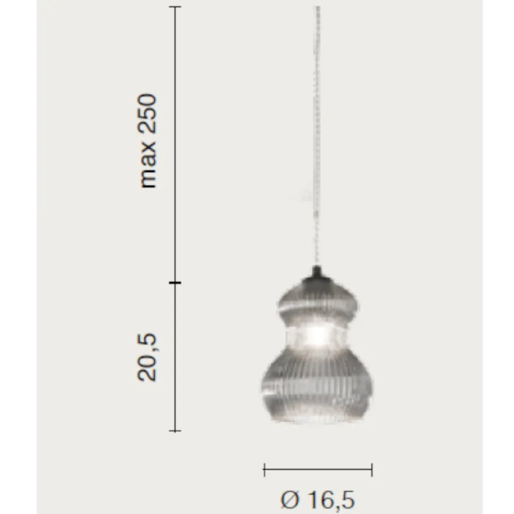 Lampade A Sospensione-Ondaluce Lampada a sospensione vetro bianco opaco madagascar