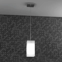 Lampade A Sospensione-Top Light Lampada a sospensione vetro bianco