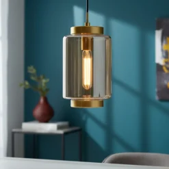 Lampade A Sospensione-Selezionato da Mazzolaluce Lampada a sospensione vetro bronzo design