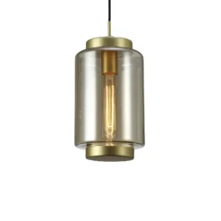 Lampade A Sospensione-Selezionato da Mazzolaluce Lampada a sospensione vetro bronzo design