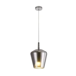 Lampade A Sospensione-Selezionato da Mazzolaluce Lampada a sospensione vetro cromo design luce pendente