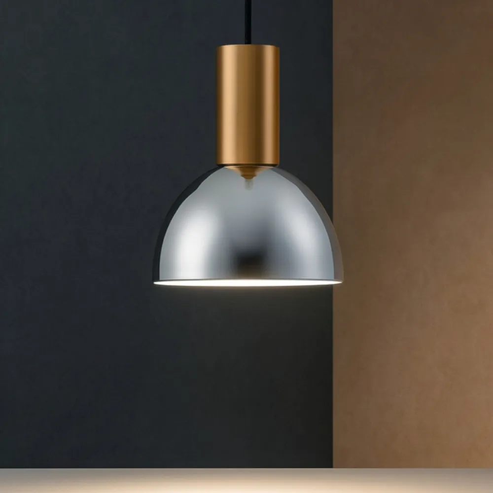 Lampade A Sospensione-Selezionato da Mazzolaluce Lampada a sospensione vetro fume led 3000k