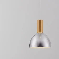 Lampade A Sospensione-Selezionato da Mazzolaluce Lampada a sospensione vetro fume led 3000k