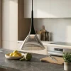 Lampade A Sospensione-Ideal Lux Lampada a sospensione vetro trasparente cocktail led 3000k da cucina