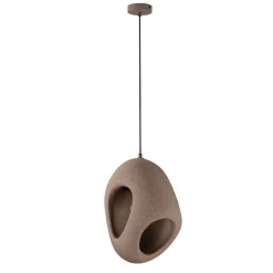 Lampade A Sospensione-Selezionato da Mazzolaluce Lampada a sospensione wabi sabi japandi marrone design moderno