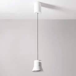 Lampade A Sospensione-Vivida International Lampada bianca a sospensione moderna led 6w 3000k vivida cloche