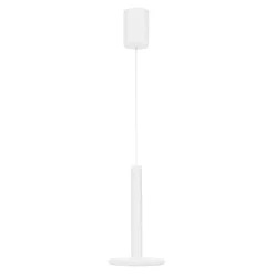 Lampade A Sospensione-Selezionato da Mazzolaluce Lampada bianca a sospensione led 11w 3000k disco piatto