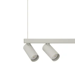 Lampadari Cucina-Selezionato da Mazzolaluce Lampada bilancere a sospensione grigio seta per bancone isola penisola cucina