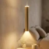 Lampade A Sospensione-Fabas Luce Lampada cilindro a sospensione oro nero per comodini prado