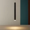Lampade A Sospensione-Selezionato da Mazzolaluce Lampada cilindro nero sospensione led 6w 3000k