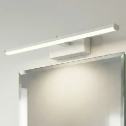 Applique Da Bagno-Fabas Luce Lampada 30cm bianca per specchio da bagno led 6w 3000k nala