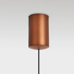 Lampade A Sospensione-Selezionato da Mazzolaluce Lampada cono alluminio colore rame sospensione led dimmerabile