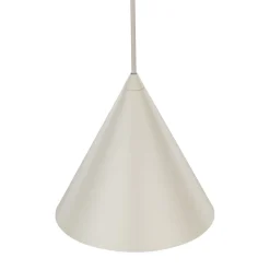 Lampade A Sospensione-Selezionato da Mazzolaluce Lampada cono a sospensione beige 19cm