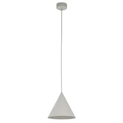 Lampade A Sospensione-Selezionato da Mazzolaluce Lampada cono a sospensione beige 19cm