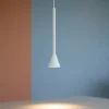Lampade A Sospensione-Selezionato da Mazzolaluce Lampada cono pendente a sospensione bianco led dimmerabile