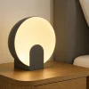 Abat Jour-Selezionato da Mazzolaluce Lampada da comodino abat-jour nera design moderna led 5w 3000k