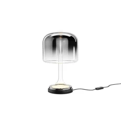 Abat Jour-Maytoni Lampada da comodino abat-jour spirito led 3000k vetro grigio fumo