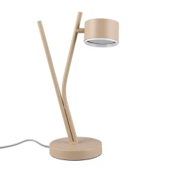 Abat Jour-Selezionato da Mazzolaluce Lampada da comodino beige moderna luce orientabile