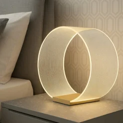 Abat Jour-Selezionato da Mazzolaluce Lampada da comodino design moderna abat jour oro