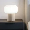Abat Jour-Perenz Illuminazione Lampada da comodino di cerama grigio chiaro otty