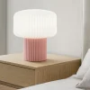 Abat Jour-Perenz Illuminazione Lampada da comodino in ceramica rosa moderna otty perenz