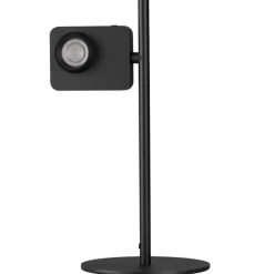 Abat Jour-Selezionato da Mazzolaluce Lampada da comodino macchina fotografica nera led 3000k moderna