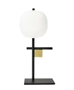 Abat Jour-Sforzin Illuminazione Lampada da comodino miloox nera nero oro stile contemporaneo