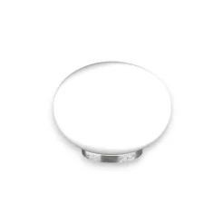 Abat Jour-Top Light Lampada da comodino moderna boccia vetro bianco per camera da letto