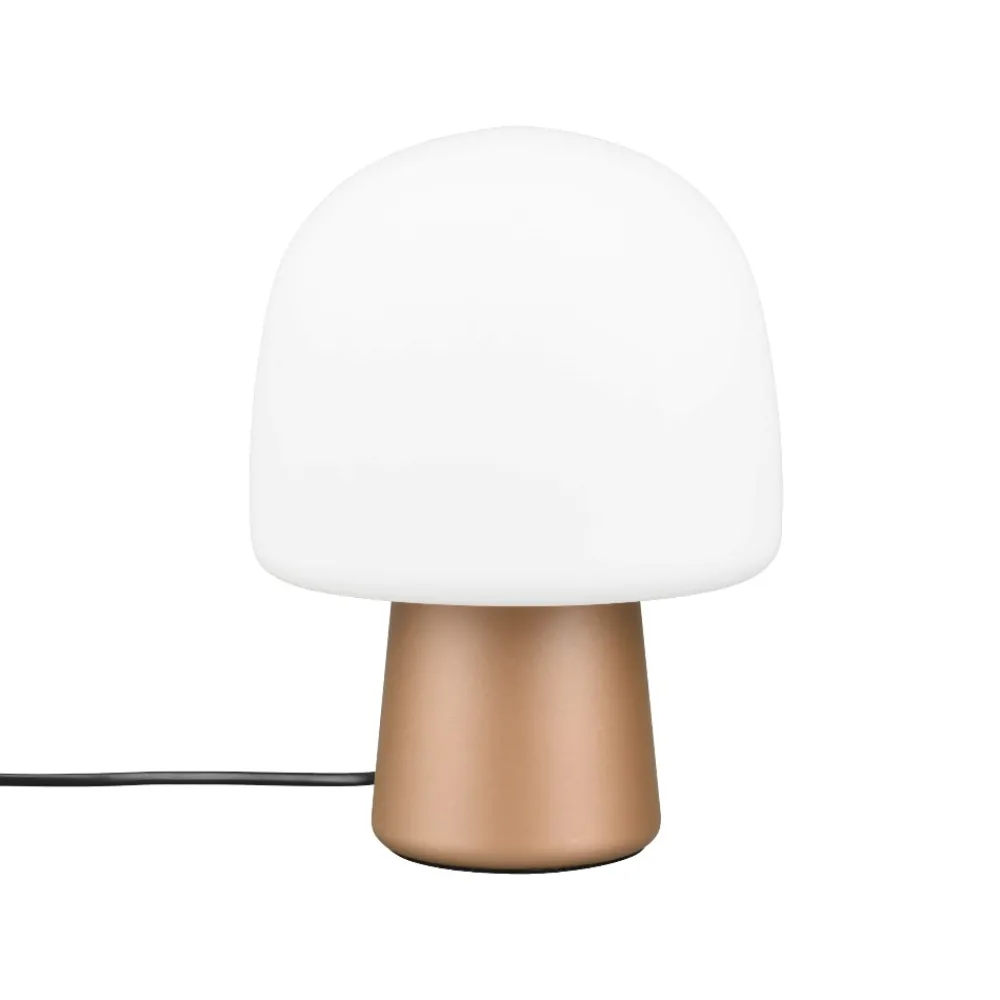 Abat Jour-Selezionato da Mazzolaluce Lampada da comodino moderna colore caffe per camera da letto