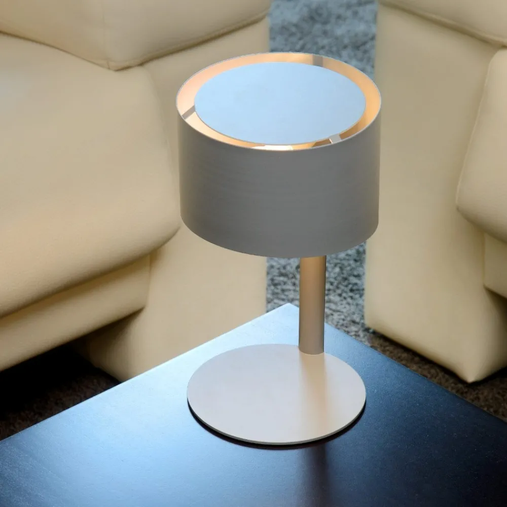 Abat Jour-Selezionato da Mazzolaluce Lampada da comodino moderna grigio per camera da letto