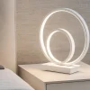 Abat Jour-Ideal Lux Lampada da comodino moderna led 23w 3000k oz tl bianco