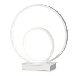 Abat Jour-Ideal Lux Lampada da comodino moderna led 23w 3000k oz tl bianco