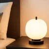 Abat Jour-Selezionato da Mazzolaluce Lampada da comodino moderna nera per camera da letto