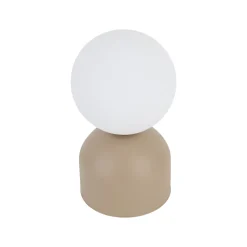 Abat Jour-Selezionato da Mazzolaluce Lampada da comodino sabbia design moderna sfera di vetro