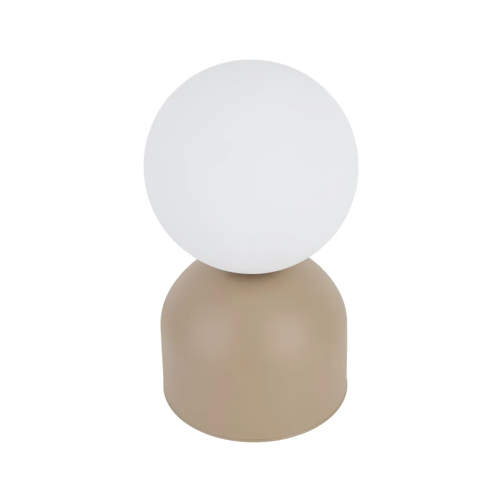 Abat Jour-Selezionato da Mazzolaluce Lampada da comodino sabbia design moderna sfera di vetro